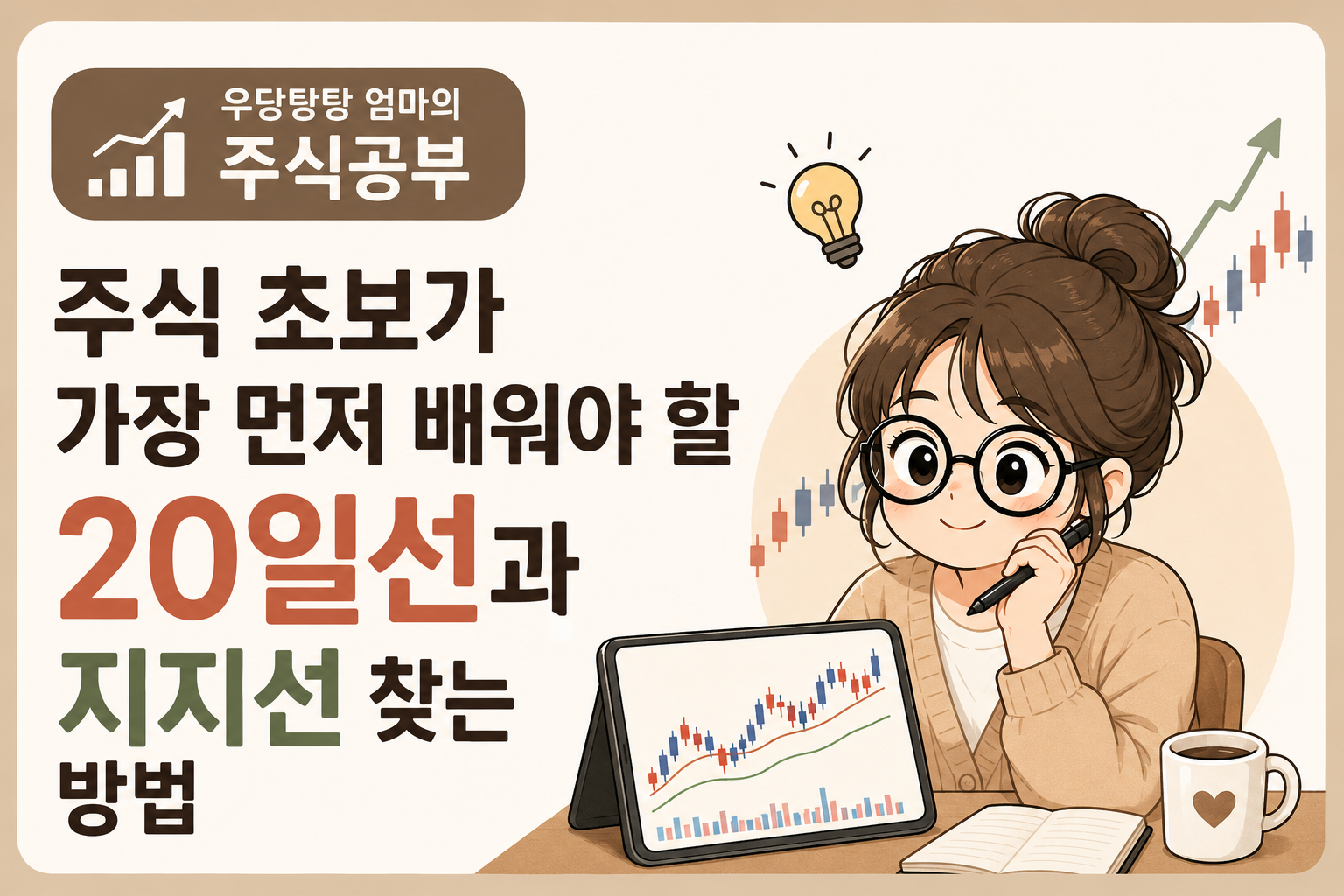 주식초보가 가장 먼저 배워야 할 20일선과 지지선 찾는 방법
