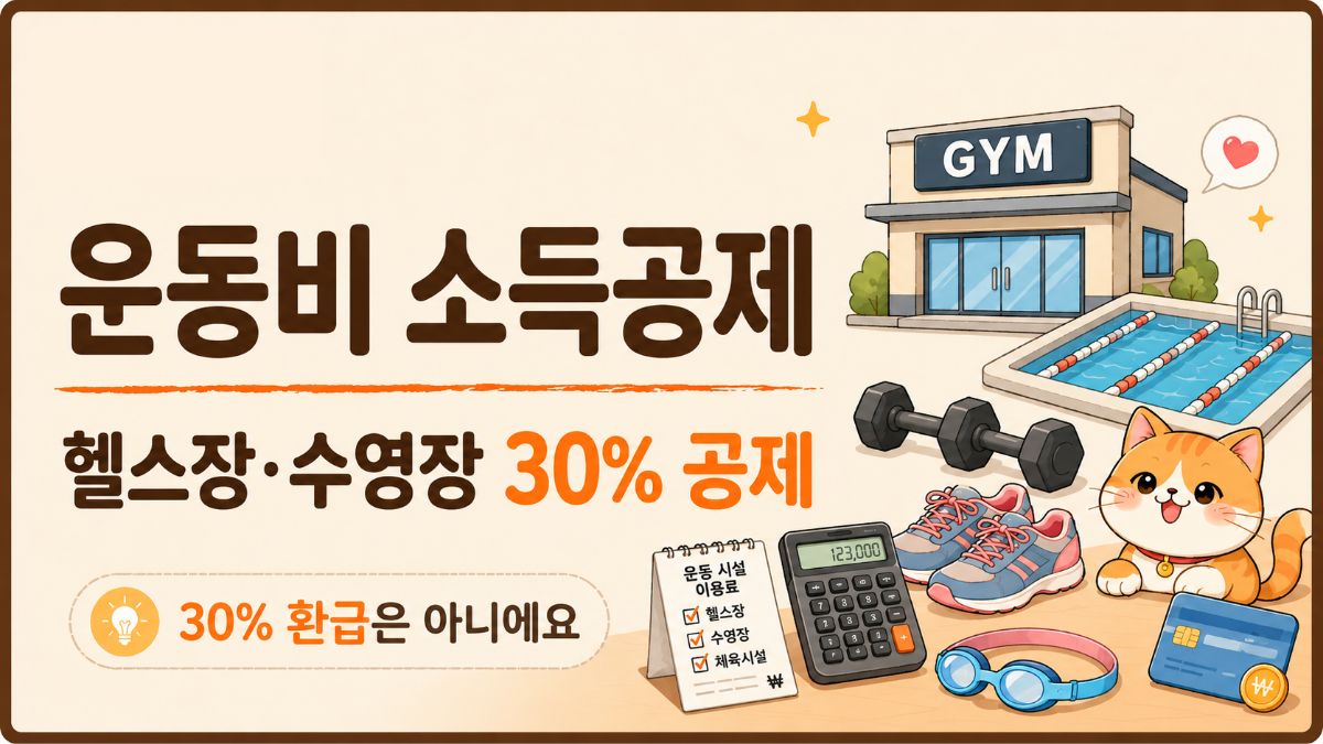 운동비소득공제
